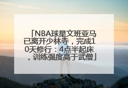 NBA球星文班亚马已离开少林寺，完成10天修行：4点半起床，训练强度高于武僧